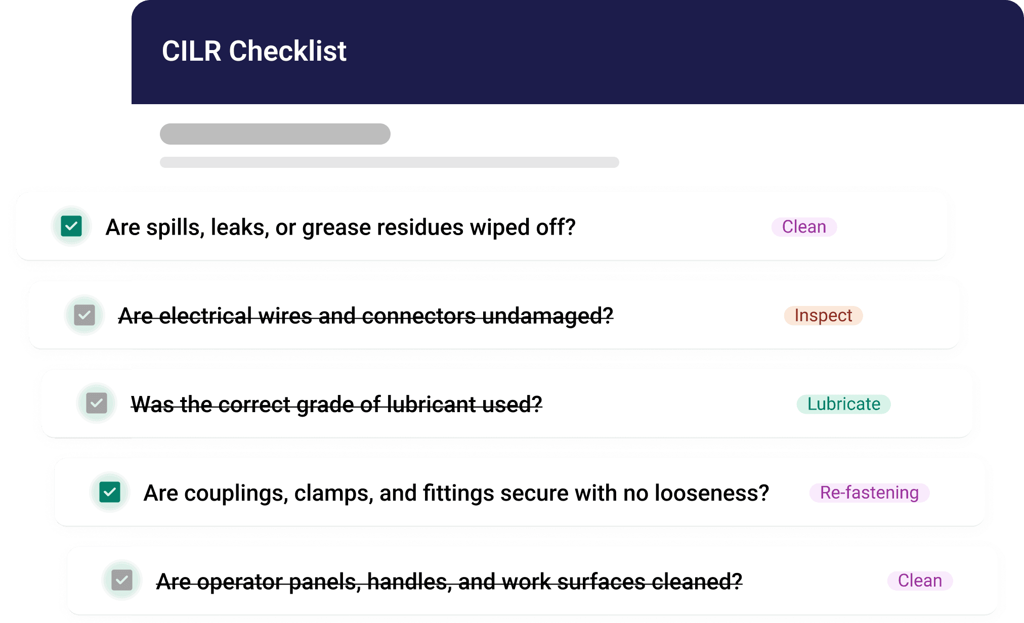 Turn daily equipment care into your first line of defense - Hero illustration showcasing the main product or service