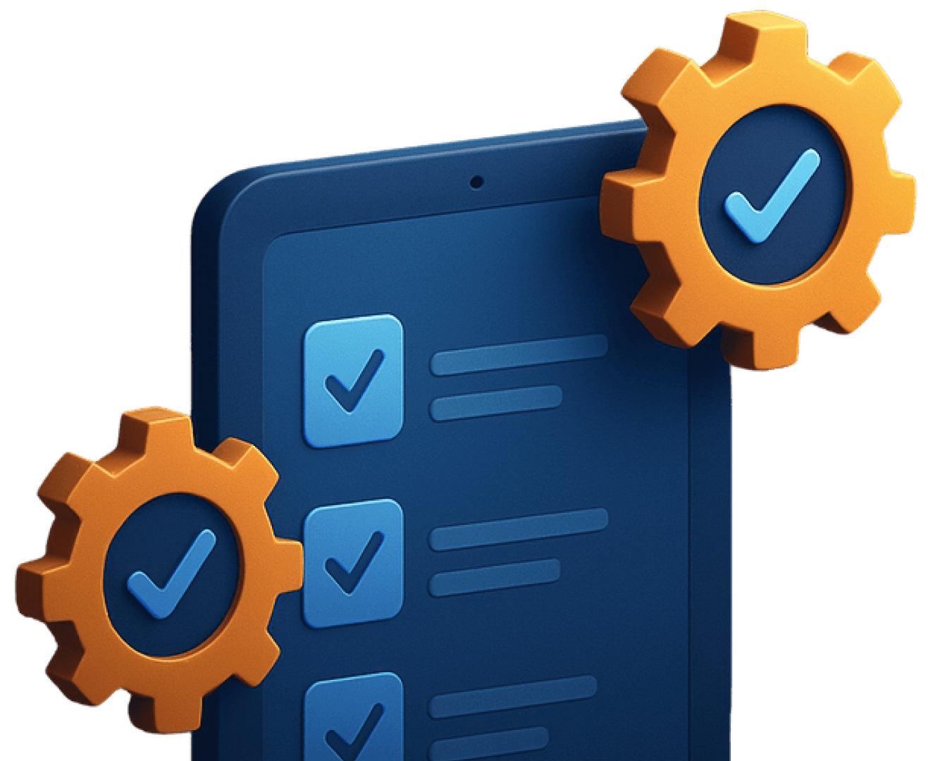 Optimize your manufacturing operations with the Lean Creator - Hero illustration showcasing the main product or service