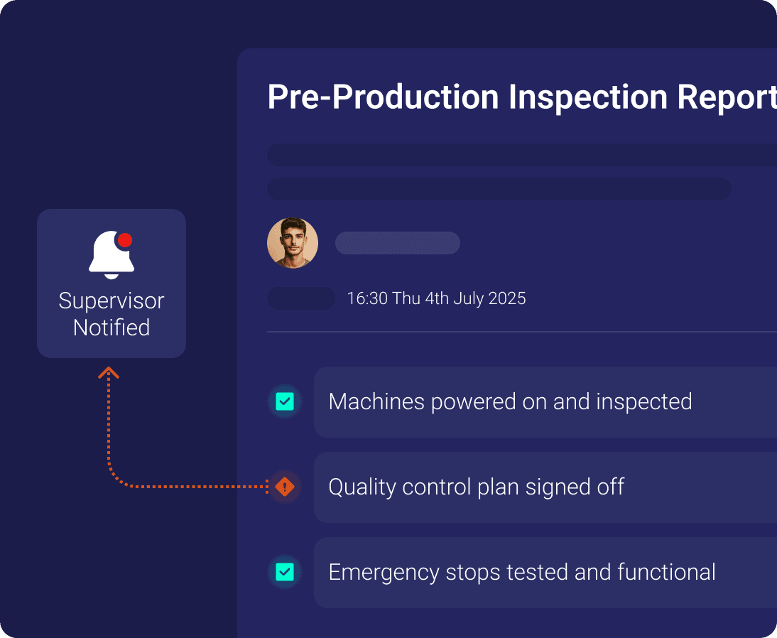 , Pre-production inspections - Visual demonstration