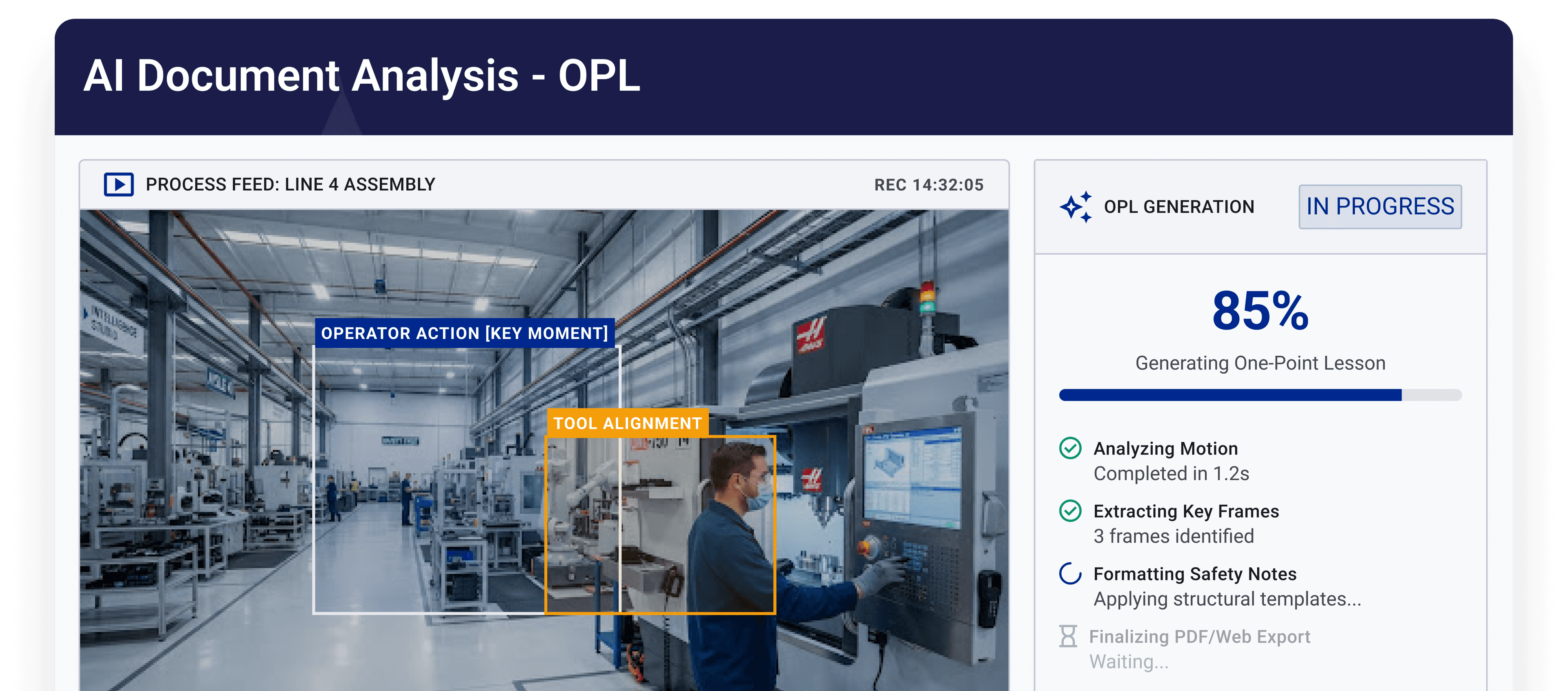 Turn Every Lesson Learned Into a One-Point Lesson. - Hero illustration showcasing the main product or service