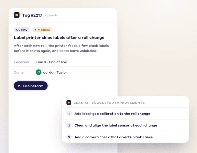 Feature: AI-driven brainstorming