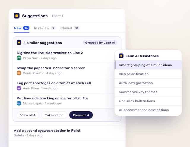 Feature: AI-powered idea management