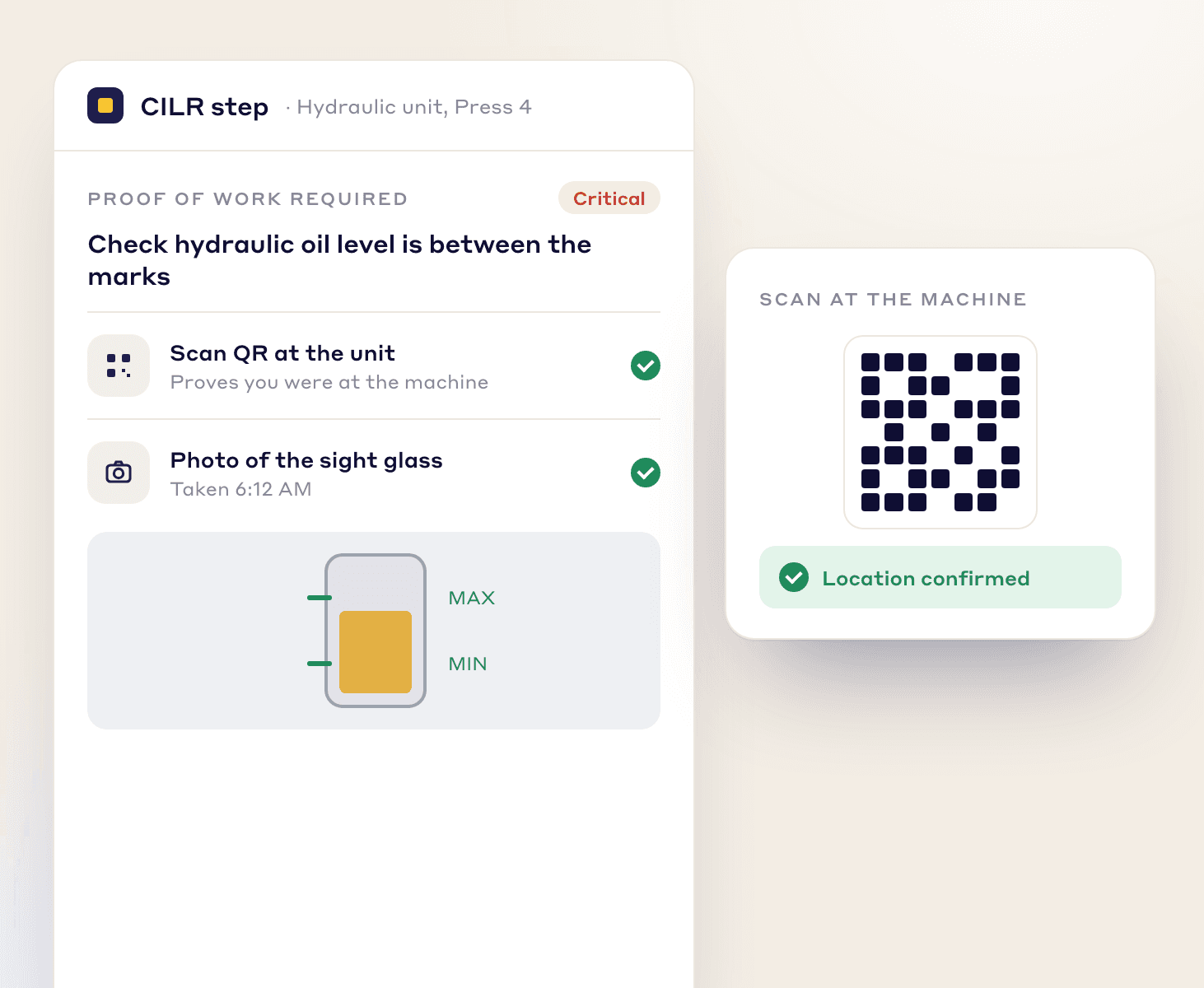 END "PENCIL-WHIPPING", Ensure accountability with photo & QR verification - Visual demonstration