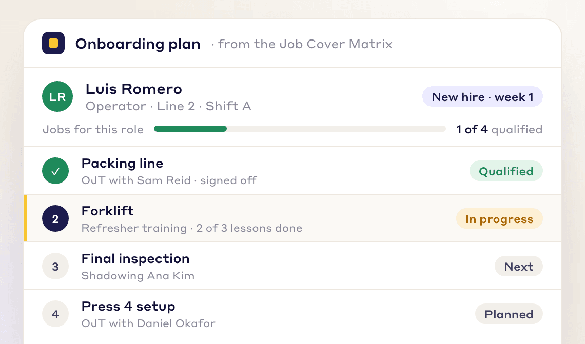 Streamline onboarding