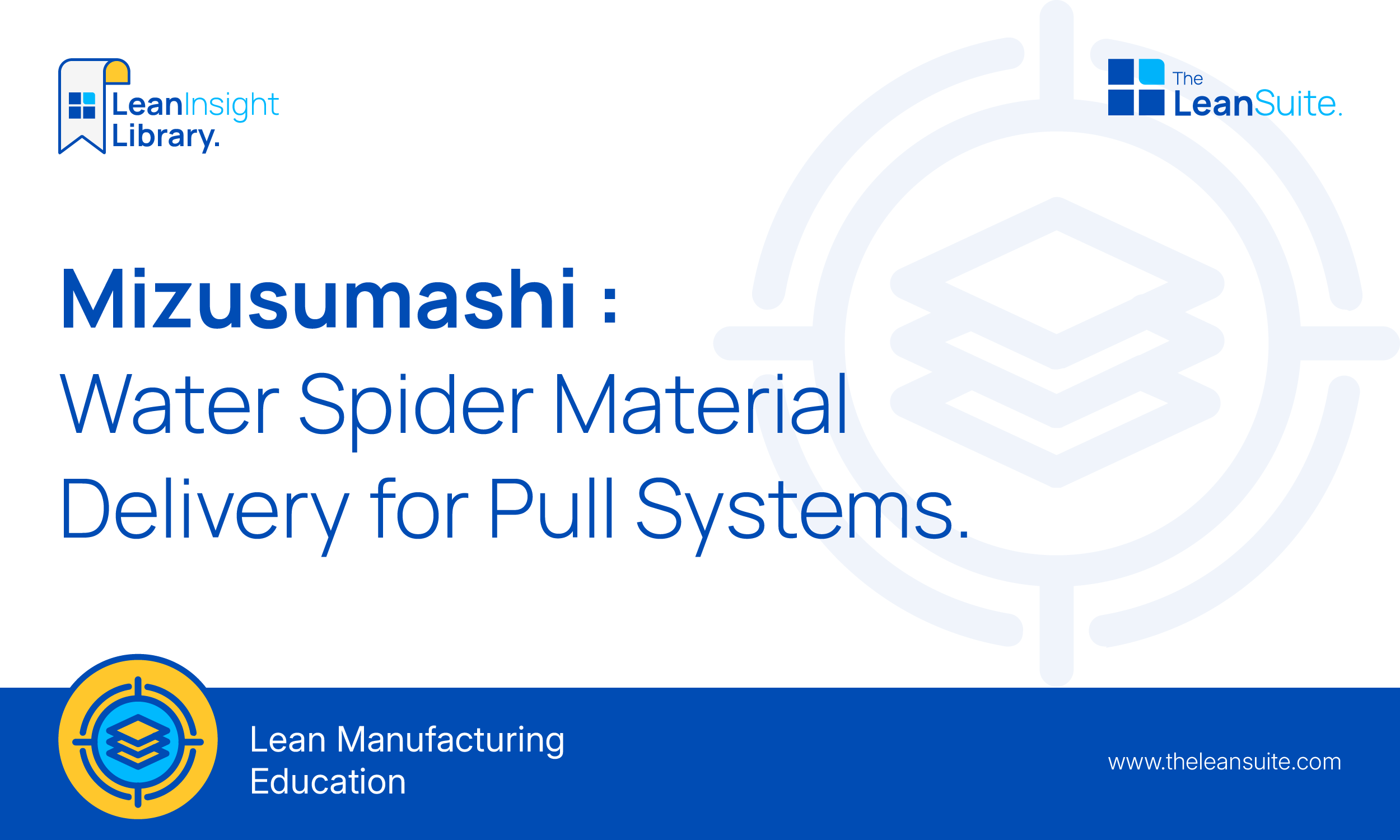 Mizusumashi: Water Spider Material Delivery for Pull Systems