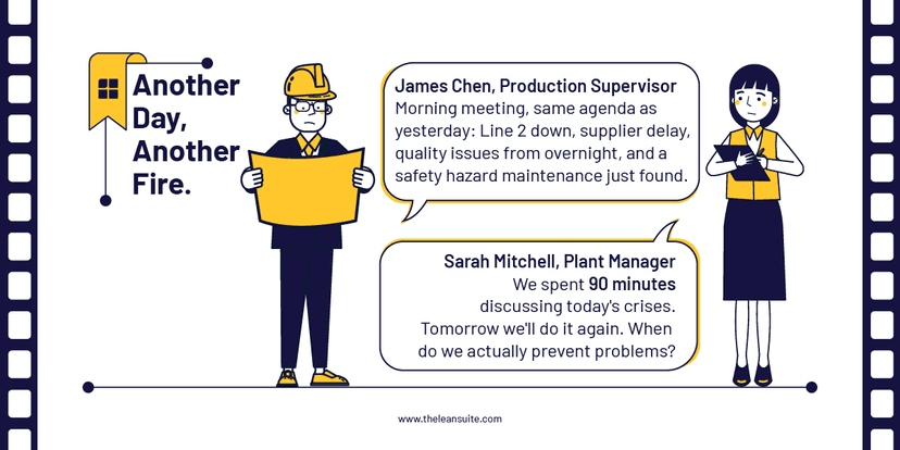 Why Firefighting Kills Manufacturing Productivity in 2026