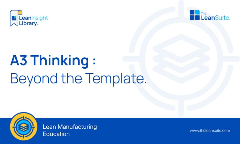 A3 Thinking: Beyond the Template